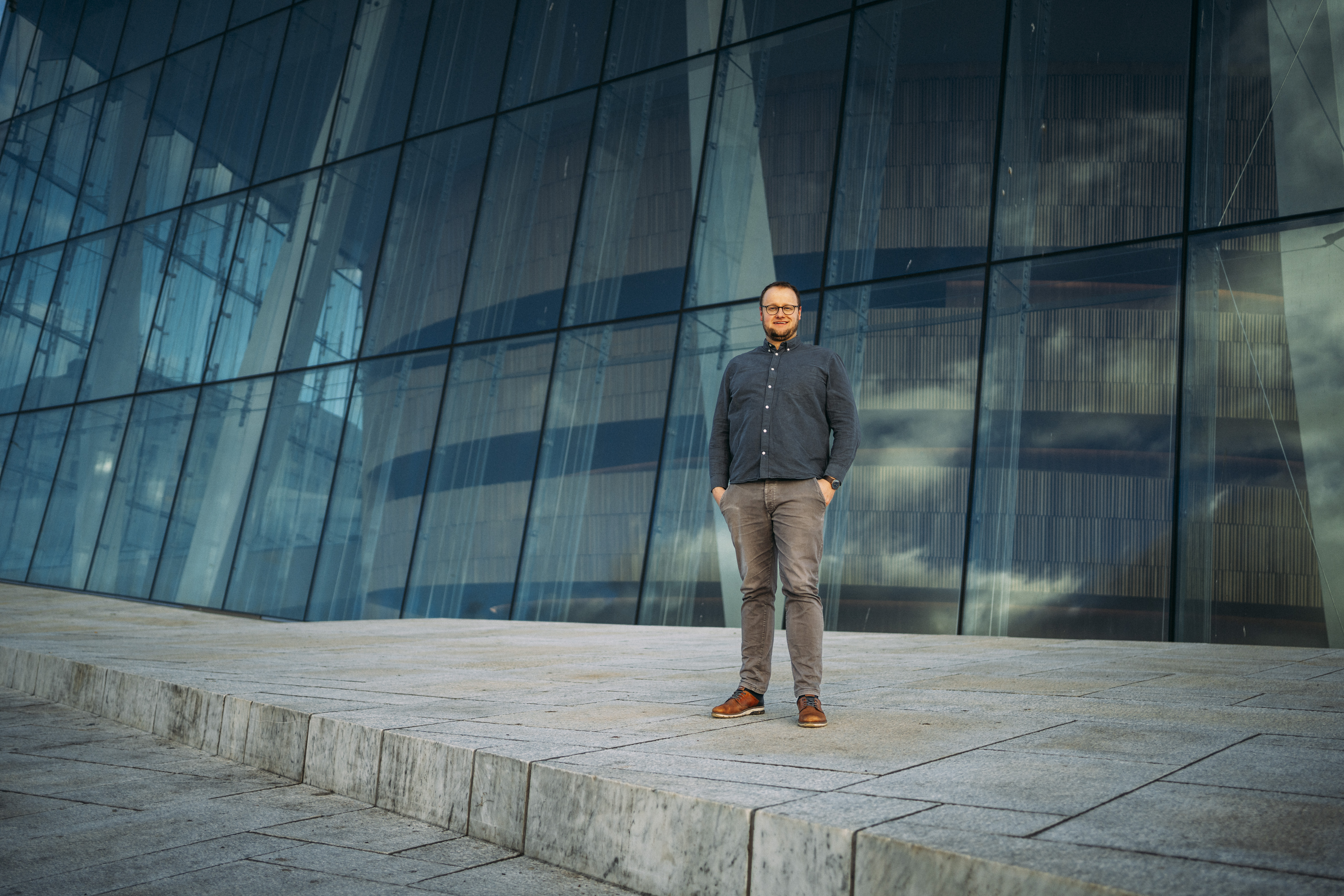 Jonas Siewertsen at the Oslo Opera House